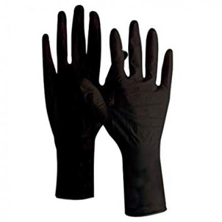 PRODUCT CLUB JET BLACK DISPOSABLE VINYL GLOVES 90/CT