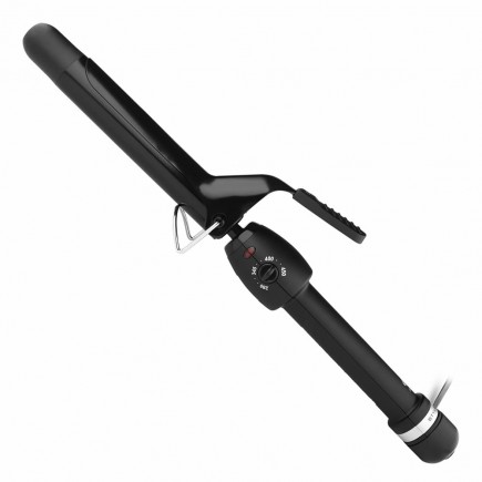 Stylecraft Black Gold Ceramic Pro Curling Iron 1"