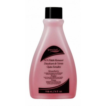 #31433 SUPERNAIL SCENTED NON-ACETONE POLISH REMOVER 4 OZ (STRAWBERRY)