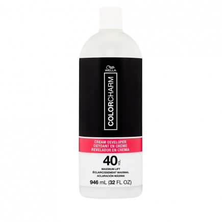 Wella Color Charm 40 Volume Cream Developer 32oz