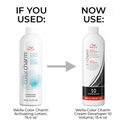 Wella Color Charm 10 Volume Cream Developer 15.4oz