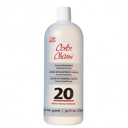 Wella Color Charm 20 Volume Clear Developer 32oz