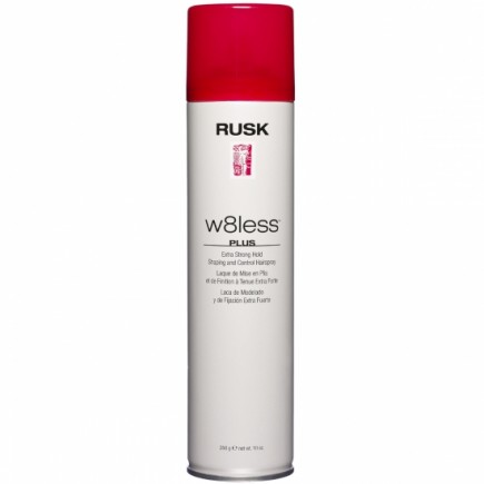 RUSK W8LESS PLUS EXTRA STRONG SHAPING HAIRSPRAY 10OZ