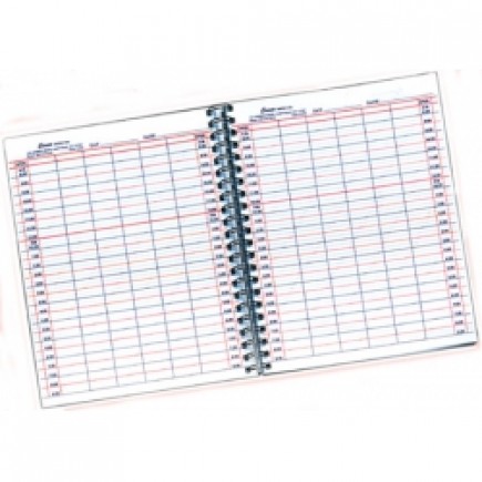 #12410 Appointment Book (6 Month / 10 Column)